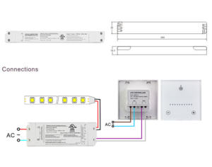 Triac dimmable power supply for LED Light